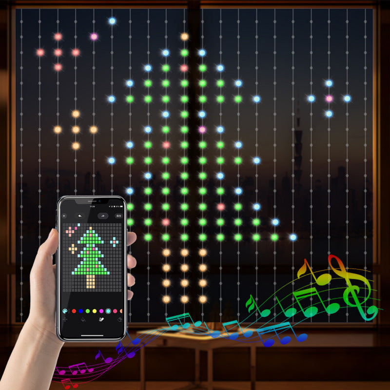 Smart RGB LED Curtain Light