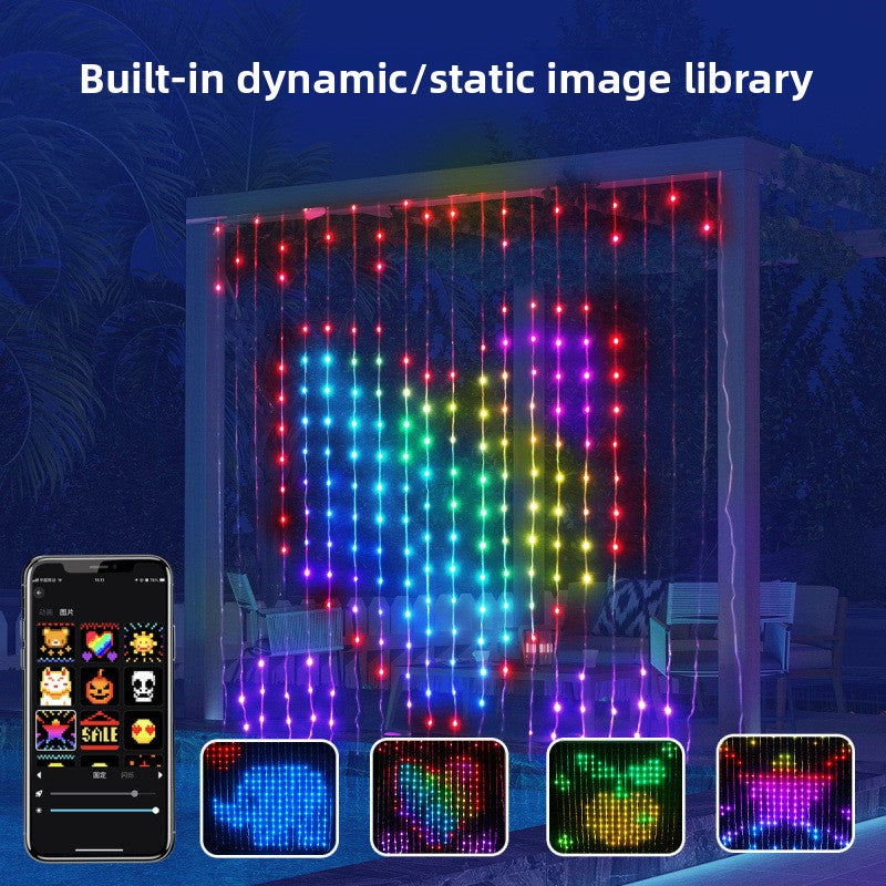 Smart RGB LED Curtain Light